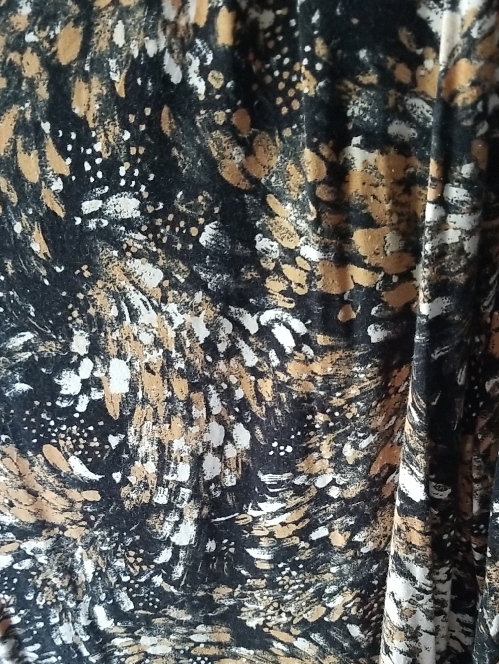 JM COLLECTION Women’s Abstract Print Scoop Neck Top - Picture 5 of 6